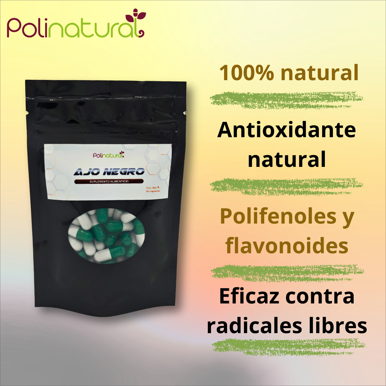Ajo Negro 180 capsulas