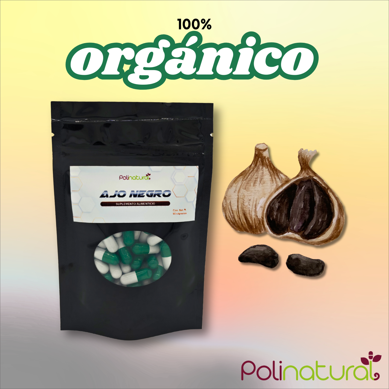 Ajo Negro 180 capsulas