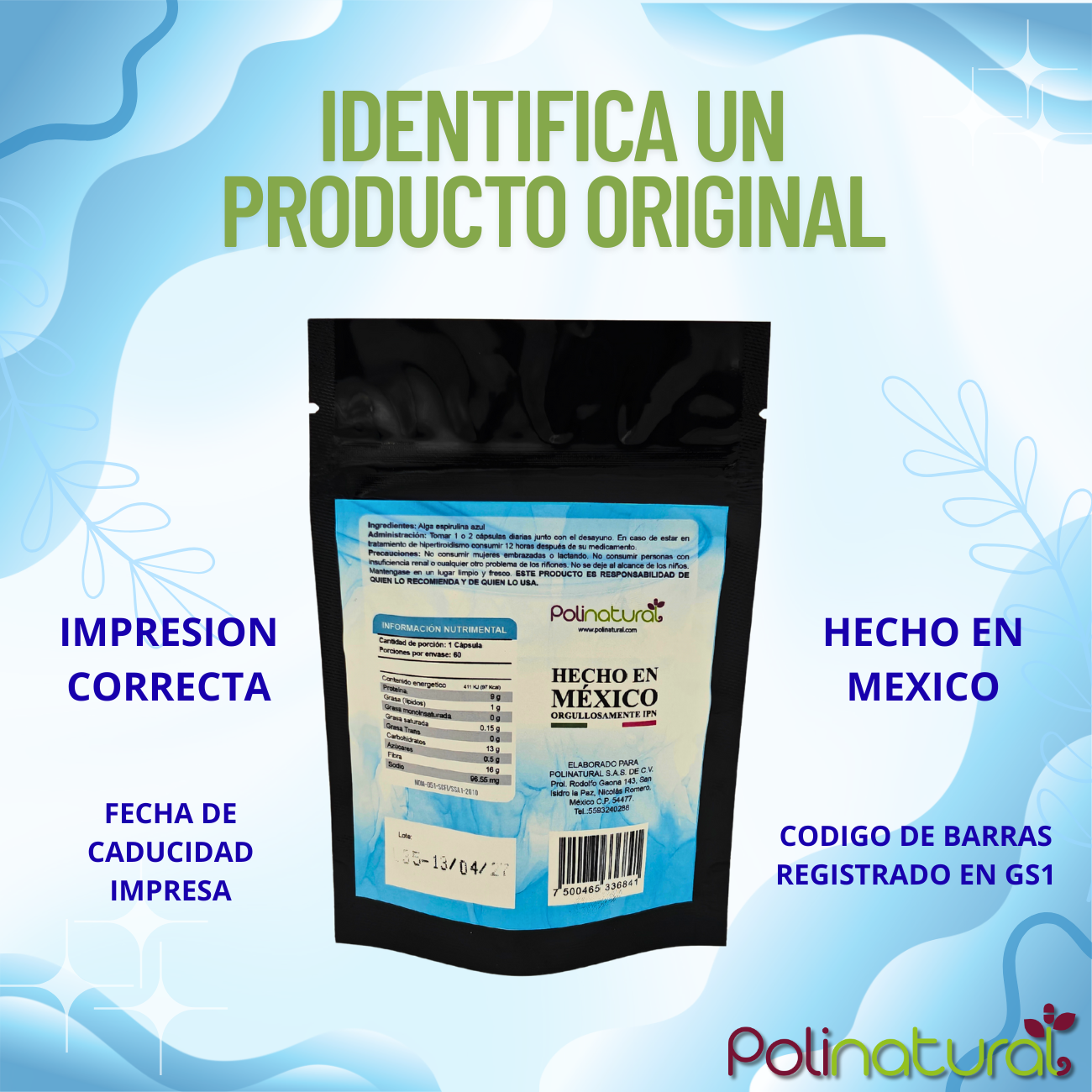 Alga Espirulina azul