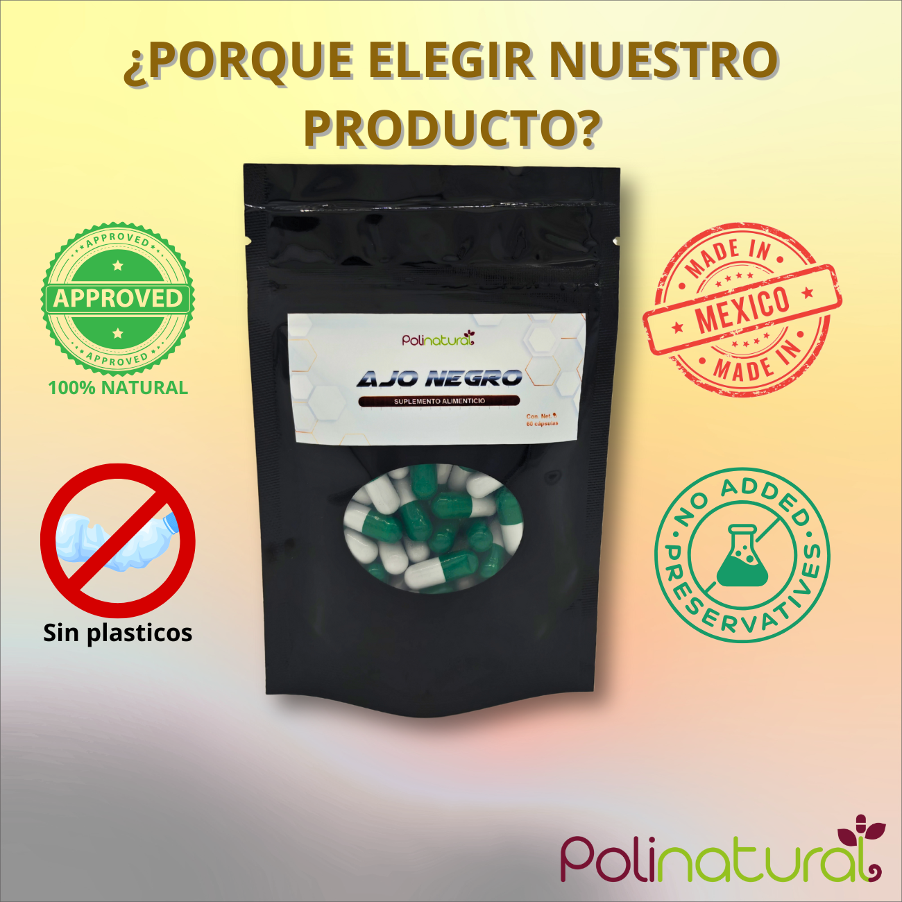 Ajo Negro 180 capsulas