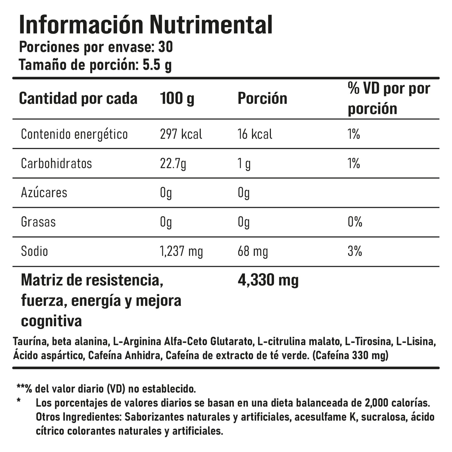 Glutamina 100% pura 60 servicios 5g por toma| Preentreno maxima concentracion cafeina 330mg 30 servicios