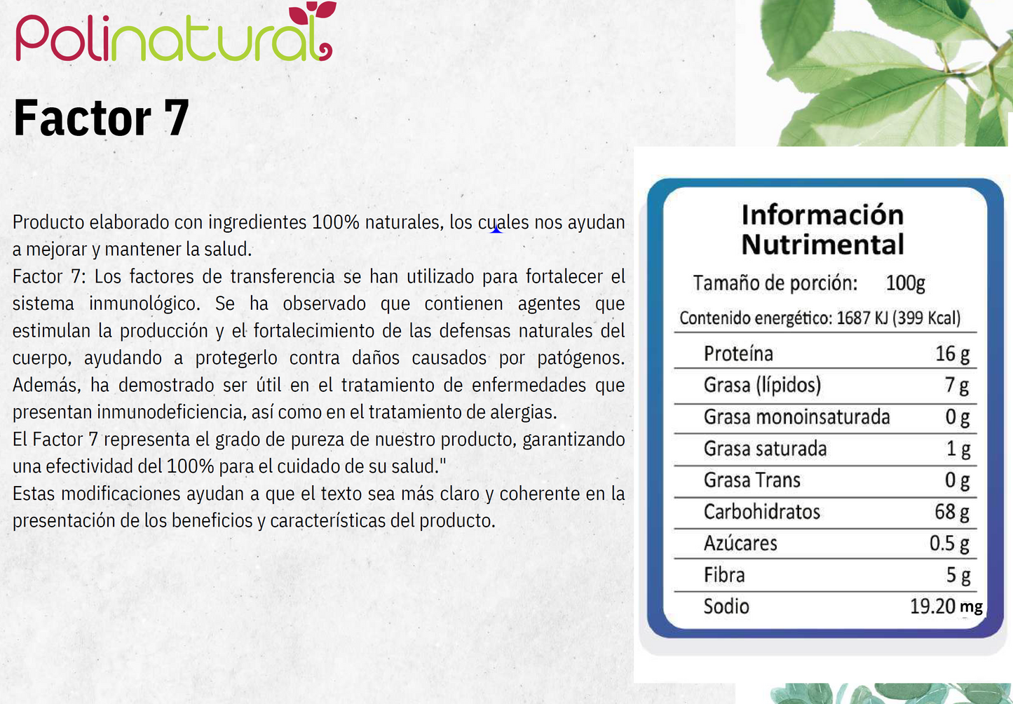 Factor de Transferencia Inmunee 7 180 capsulas