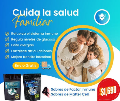 Promo 4 Factores y 4 Matter Cell