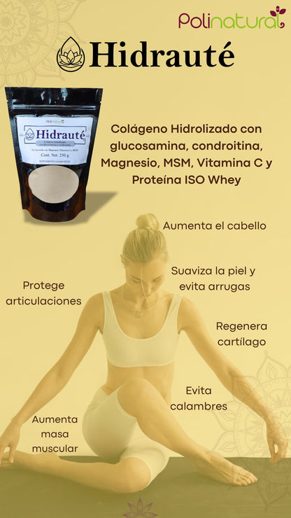 Colageno Hidrolizado con Glucosamina y Condroitina sabor Moka 250g