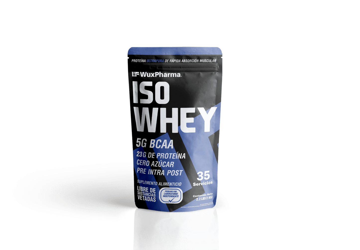 Proteína ISO WHEY Ultrapura de rápida Absorción muscular Cero Azúcar