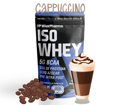 Proteína ISO WHEY Ultrapura de rápida Absorción muscular Cero Azúcar