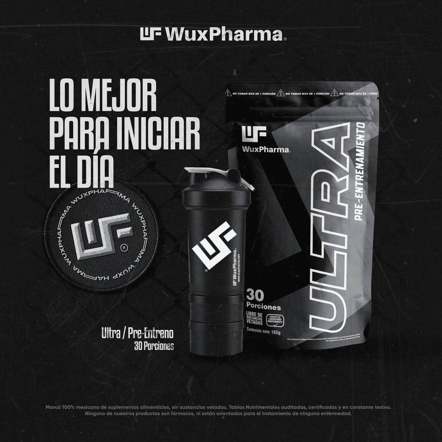 Ultra Preentrenamiento 30 servicios  Sabor Mango maracuyá 165g